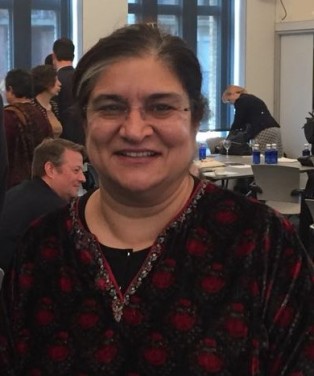 Puja Marwaha accepts the 5th Olga Alexeeva Memorial Prize at WINGS Funders Meeting